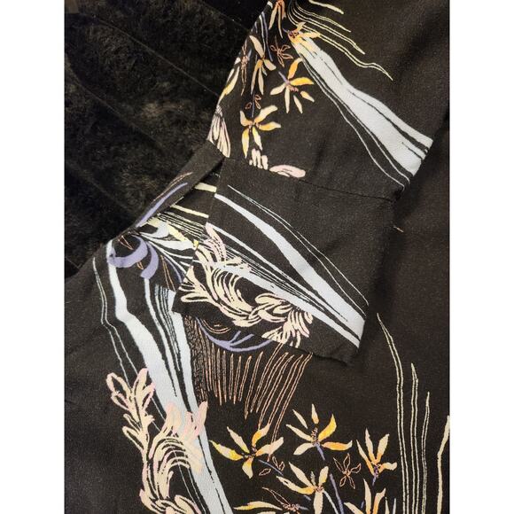 FREE PEOPLE Clear Skies Women's S Small Floral Cold Shoulder Tunic Dress - Picture 4 of 5